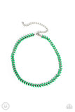 Grecian Grace - Green Choker Necklace