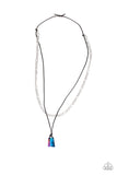 Lookin' Slick Blue Urban Necklace