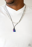 Lookin' Slick Blue Urban Necklace