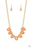 FLIRTY Dancing - Orange Necklace