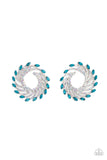 Firework Fanfare - Blue Post Earring