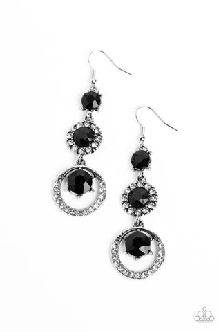 Enchanting Effulgence - Black Earring