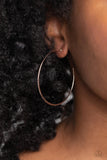 Seize the Sheen - Rose Gold Hoop Earring