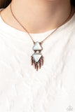 Under the FRINGE - Copper Necklace