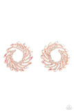 Firework Fanfare - Copper Post Earring