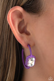 Call Me TRENDY - Purple Hoop Earring