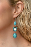 Carefree Cowboy - Blue Earring