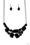 Energetic Embers - Black Necklace