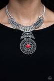 Fetching Filigree - Red Necklace