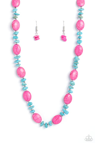 Stone Age Showcase - Pink Necklace