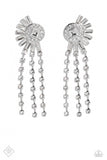 Torrential Twinkle - White Post Earring