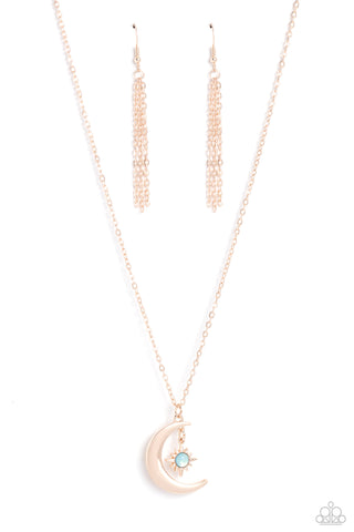 Stellar Sway - Rose Gold Necklace