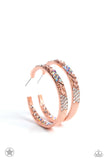 Glitzy by Association - Copper Hoop Earring