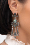 Revered Rustic - Blue Post Earring