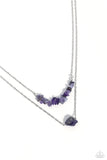 Chiseled Caliber - Purple Necklace