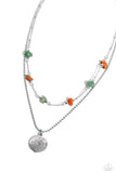 Sense of Direction - Green Necklace