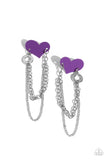 Altered Affection - Purple Post Earring