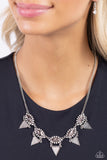 Scintillating Shimmer - Silver Necklace