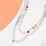 Pearl Pact - Orange Necklace