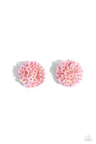 Corsage Character - Pink Post Earring