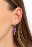 Key Performance - Purple Hoop Earring