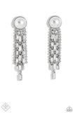 Genuinely Gatsby - White Post Earring