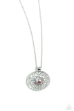 Wall Street Web - Silver Necklace