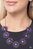 The GLITTER Takes It All - Purple Necklace