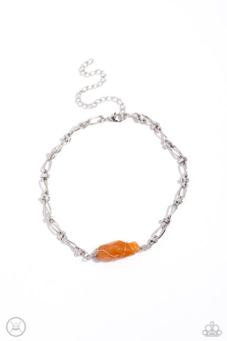 Cavern Class - Orange Necklace