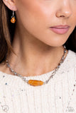 Cavern Class - Orange Necklace