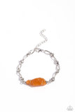 Whimsically Wrapped - Orange Bracelet