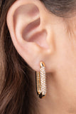 Generating Glitter - Gold Hoop Earring