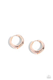 Streamlined Status - Rose Gold Hoop Earring