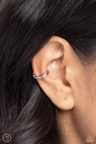 Linear Legacy - Silver Cuff Earring