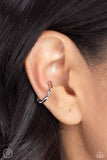 Enigmatic Echo - Silver Cuff Earring