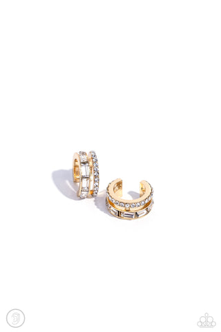 Dont Sweat The Small CUFF - Gold Cuff Earring