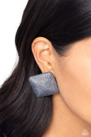 Commercially Corporate - Silver Post Earring