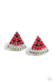 Watermelon Slice - Red Post Earring