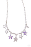 Starstruck Sentiment - Purple Necklace