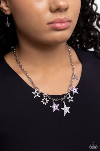 Starstruck Sentiment - Purple Necklace