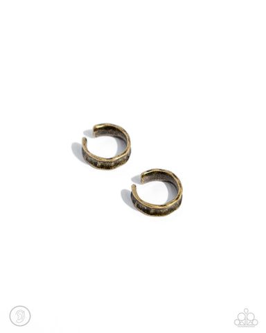 CUFF Call - Brass Cuff Earring