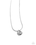 Seashell Simplicity - Silver Necklace