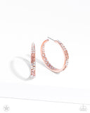 Glitzy by Association - Copper Hoop Earring