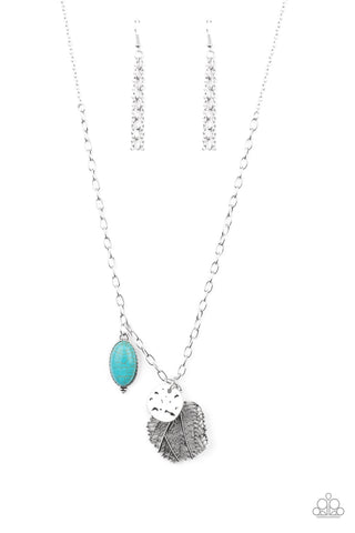Free-Spirited Forager Blue Necklace