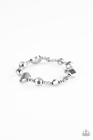 Starry-Eyed Elegance Silver Bracelet