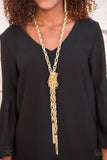 SCARFed for Attention Gold Necklace