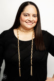 SCARFed for Attention Gold Necklace