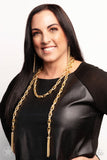SCARFed for Attention Gold Necklace