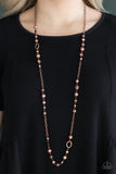 Make An Appearance Copper Necklace