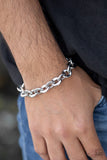 Step It Up Silver Urban Bracelet